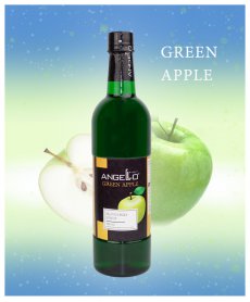 น้ำเชื่อมกลิ่นแอปเปิ้ลเขียว 750 ml.